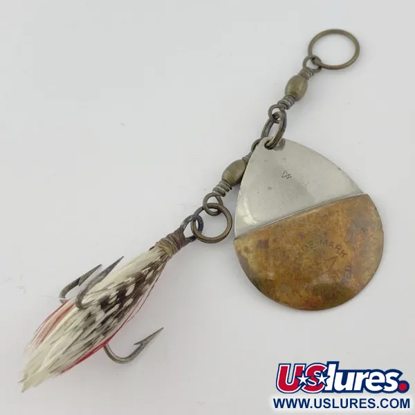 Lowe's Star Colorado Spinner 4 №5823 (1890S), nikl/mosaz, 7g, rotační třpytka #23847