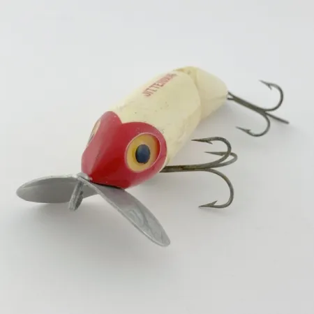 Fred Arbogast Jitterbug Jointed, 14g, red head, hladinová nástraha #23869