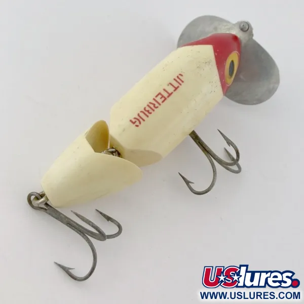 Fred Arbogast Jitterbug Jointed, 14g, red head, hladinová nástraha #23869