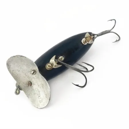 Fred Arbogast Jitterbug Early Bug Eye (1960s), 14g, černý, hladinový wobler #23870