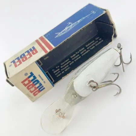 Rebel Super R, 14g, Stříbrná, Plovoucí wobler #23898