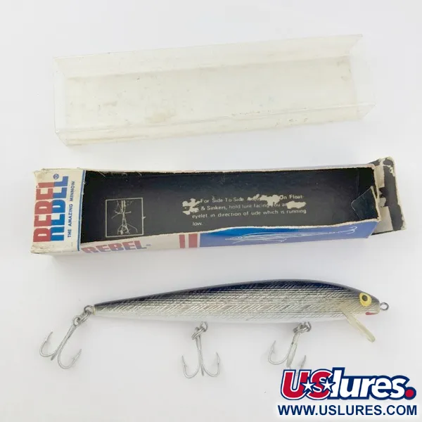 Rebel Floater F12, 9g, stříbrná, plovoucí wobler #23929