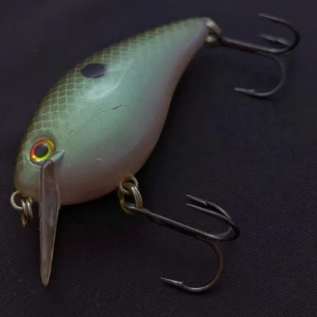 Strike King KVD 1.5 Silent, Olive Sexy Shad, 12g, square bill crankbait #24028