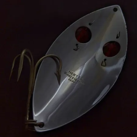 Herter's Glass Eye Spoon, 60g, nikl/červené oči, plandavka #24036