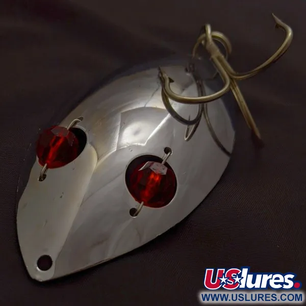 Herter's Glass Eye Spoon, 60g, nikl/červené oči, plandavka #24036