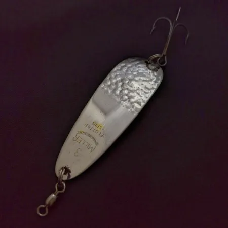 Miller Flutter Spin 3 Plandavka, Stříbro, 1/2oz, Tepaný Povrch, #24041