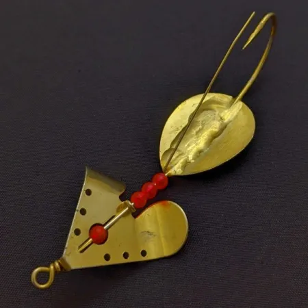 Lindy Skitter-Buzz Weedless, 7g, červená/zlatá, hladinová nástraha #24094