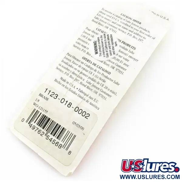 Luhr Jensen Lil' Kroc (Krocodile Stubby), 4,5g zlatá, plandavka #24100