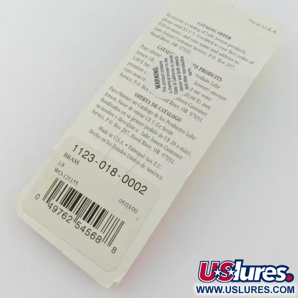 Luhr Jensen Lil' Kroc (Krocodile Stubby), 4,5g zlatá, plandavka #24100