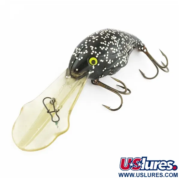 Luhr Jensen Hot Lips Express, Black Glitter, 11g, hlubokopotápivý wobler #24157