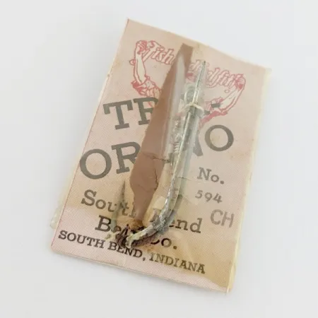 South Bend Trix-Oreno 594, stříbrná/červená, 2g, muškařská nástraha #24177