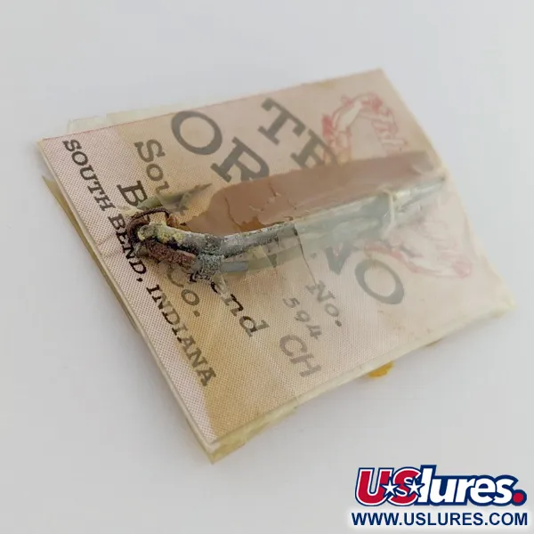 South Bend Trix-Oreno 594, stříbrná/červená, 2g, muškařská nástraha #24177