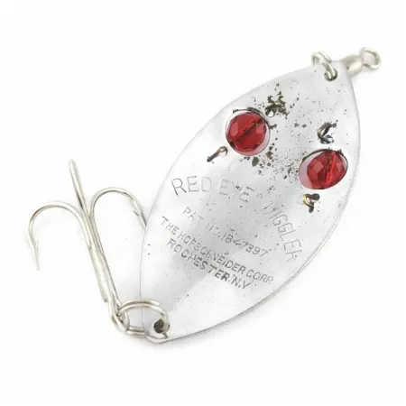 Hofschneider Red Eye Wiggler, 25g, niklová/červená, plandavka #24196