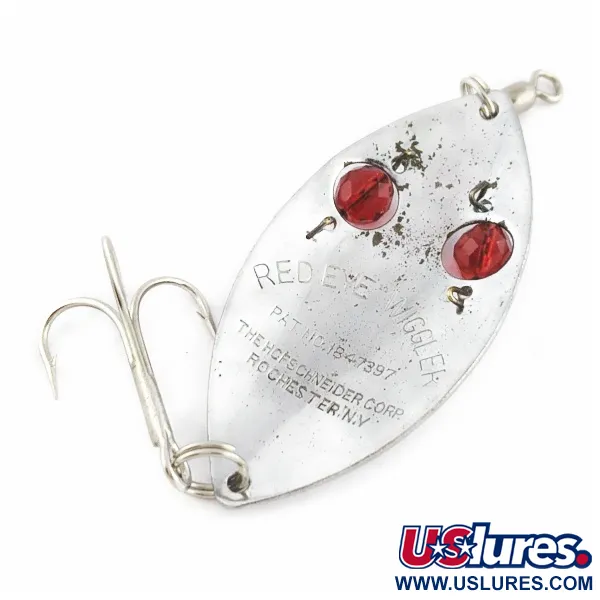 Hofschneider Red Eye Wiggler, 25g, niklová/červená, plandavka #24196