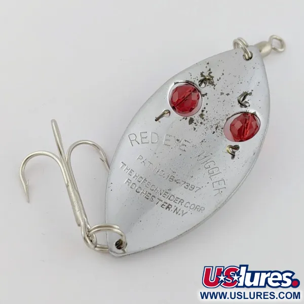 Hofschneider Red Eye Wiggler, 25g, niklová/červená, plandavka #24196