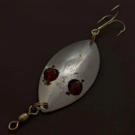 Hofschneider Red Eye Wiggler, 25g, niklová/červená, plandavka #24196