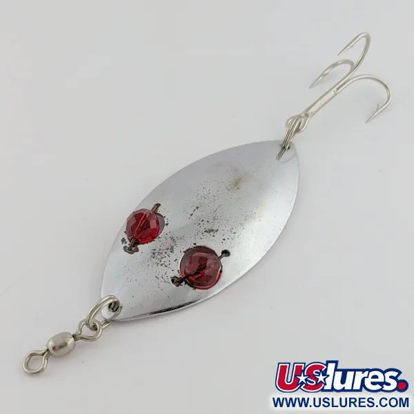 Hofschneider Red Eye Wiggler, 25g, niklová/červená, plandavka #24196