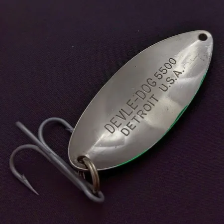 Eppinger Dardevle Devle Dog, 21g, Nikl/Zelená, plandavka #24199