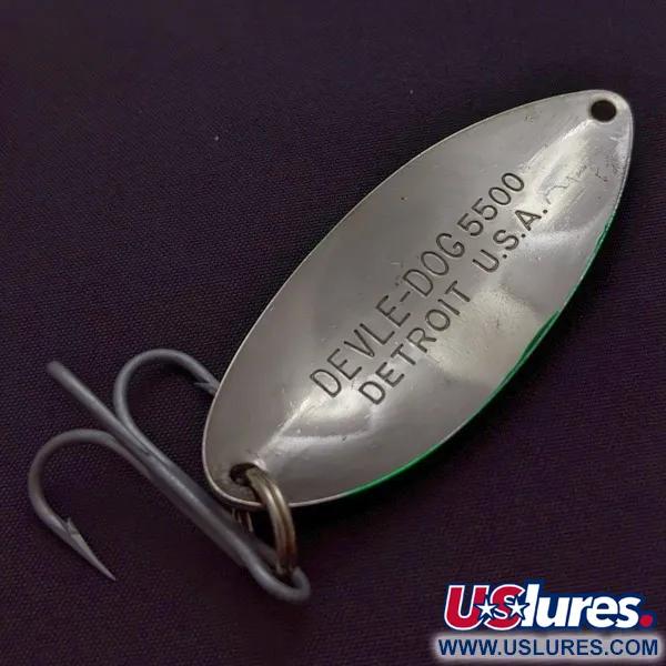 Eppinger Dardevle Devle Dog, 21g, Nikl/Zelená, plandavka #24199