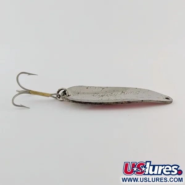 Weber Gypsy King 0, niklová s červeno-bílými pruhy, 11g, plandavka #24209