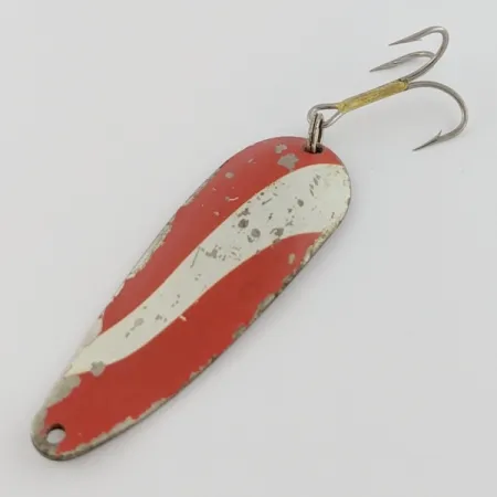 Weber Gypsy King 0, niklová s červeno-bílými pruhy, 11g, plandavka #24209