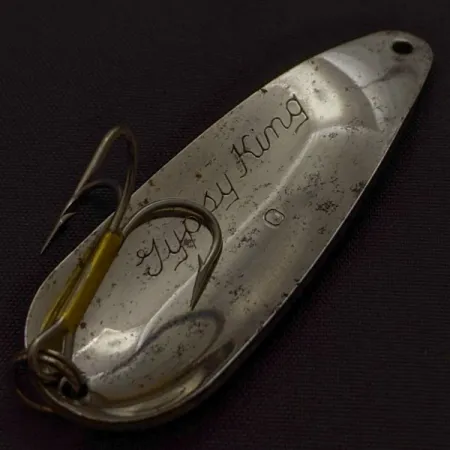 Weber Gypsy King 0, niklová s červeno-bílými pruhy, 11g, plandavka #24209