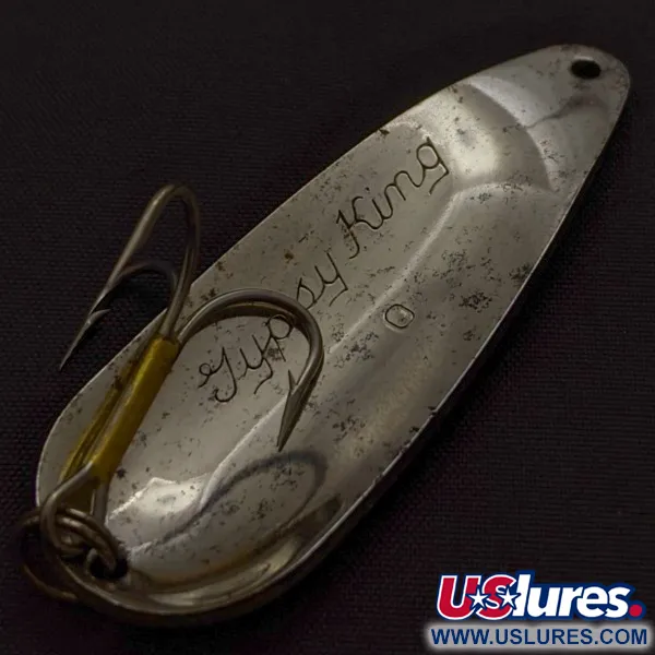 Weber Gypsy King 0, niklová s červeno-bílými pruhy, 11g, plandavka #24209