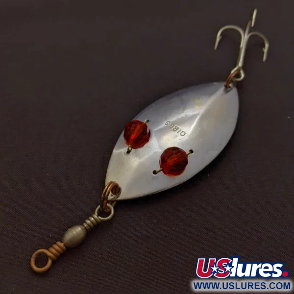 Gibbs Ruby Eye Wiggler, stříbrná/červená, 25g, plandavka #24277