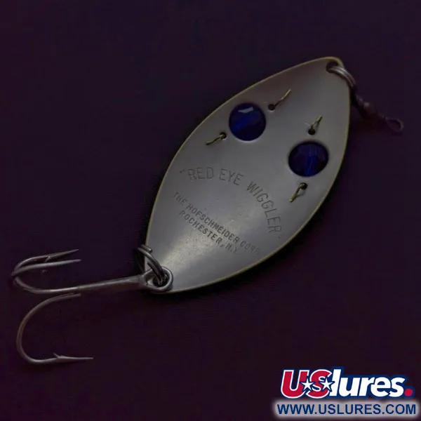 Hofschneider Red Eye Wiggler, 25g stříbrná/mosazná, plandavka #24287