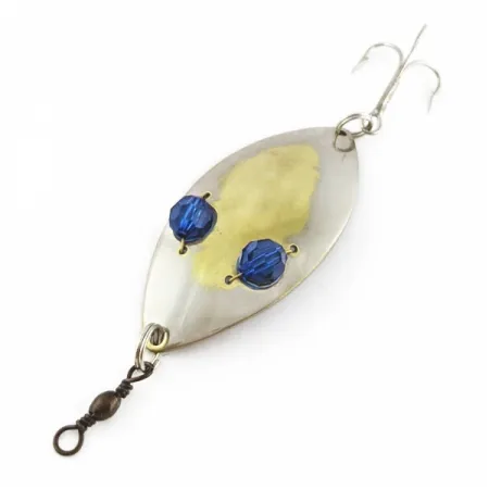 Hofschneider Red Eye Wiggler, 25g stříbrná/mosazná, plandavka #24287