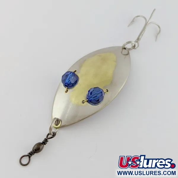 Hofschneider Red Eye Wiggler, 25g stříbrná/mosazná, plandavka #24287