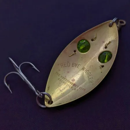 Hofschneider Red Eye Wiggler, 25g zlato-zelená, plandavka #24288