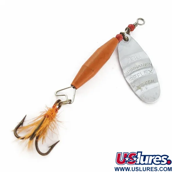 Abu Garcia Spinnaren Reflex, nikl/červená, 7g, rotační třpytka #24392