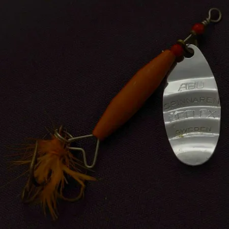 Abu Garcia Spinnaren Reflex, nikl/červená, 7g, rotační třpytka #24392