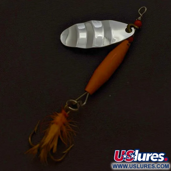 Abu Garcia Spinnaren Reflex, nikl/červená, 7g, rotační třpytka #24392