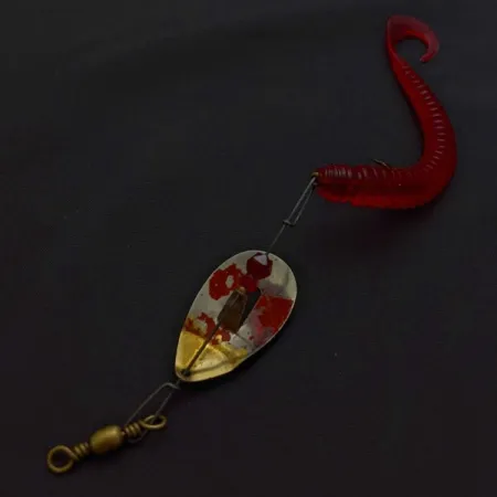 Pflueger June Bug №6, 7g, nikl/červená, rotačka #24396