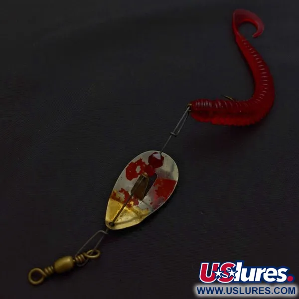 Pflueger June Bug №6, 7g, nikl/červená, rotačka #24396