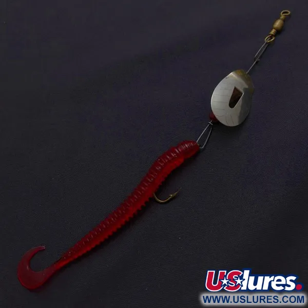 Pflueger June Bug №6, 7g, nikl/červená, rotačka #24396