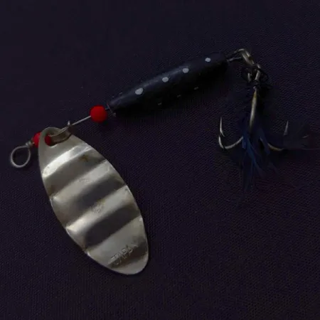 Dolphin Marble Spinner, 7g, nikl/černá, rotační třpytka #24421