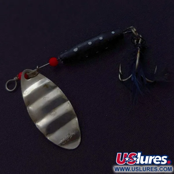 Dolphin Marble Spinner, 7g, nikl/černá, rotační třpytka #24421