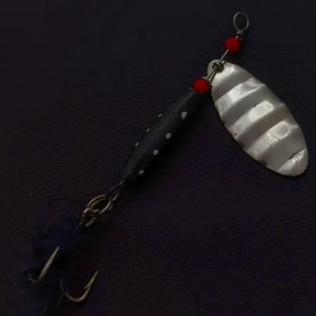 Dolphin Marble Spinner, 7g, nikl/černá, rotační třpytka #24421