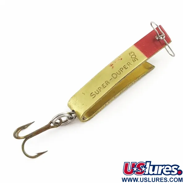 Luhr Jensen Super-Duper 503 Plandavka, Gold Red, Tvar U, #24435