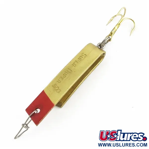 Luhr Jensen Super-Duper 503 Nástraha, Gold/Red, 4.3g, Tvar U, #24454