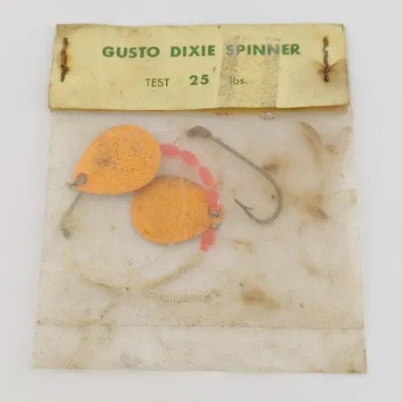 Gusto Dixie Spinner Třpytka, Oranžová, 2g, Dva lístky, #24485