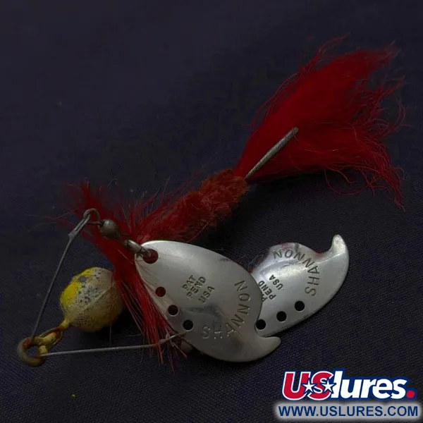 Jamison Shannon Twin Spinner, Nikl/Červená, 10 g, #24491