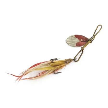 G.M. Skinner 1 Třpytka rotační, nikl/červená, 3,5 g, vroubkovaná, #24500