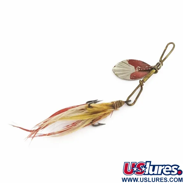 G.M. Skinner 1 Třpytka rotační, nikl/červená, 3,5 g, vroubkovaná, #24500