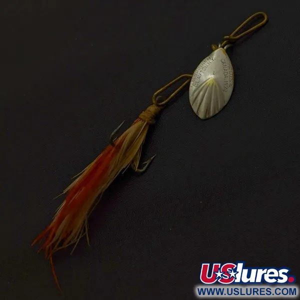 G.M. Skinner 1 Třpytka rotační, nikl/červená, 3,5 g, vroubkovaná, #24500