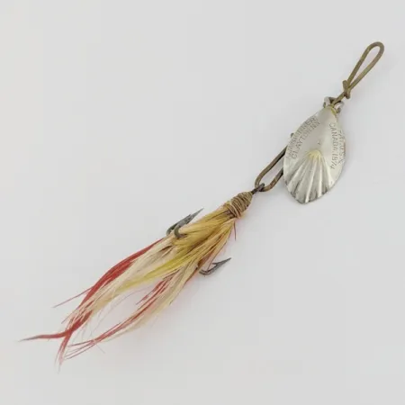 G.M. Skinner 1 Třpytka rotační, nikl/červená, 3,5 g, vroubkovaná, #24500