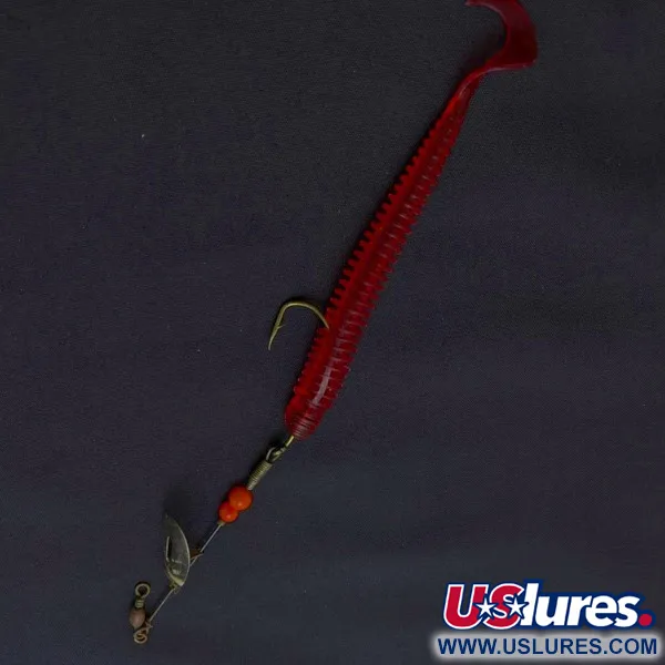 Pflueger June Bug №4 Rotačka, Červená/Nikl, 6 g, Offset Arm, #24501